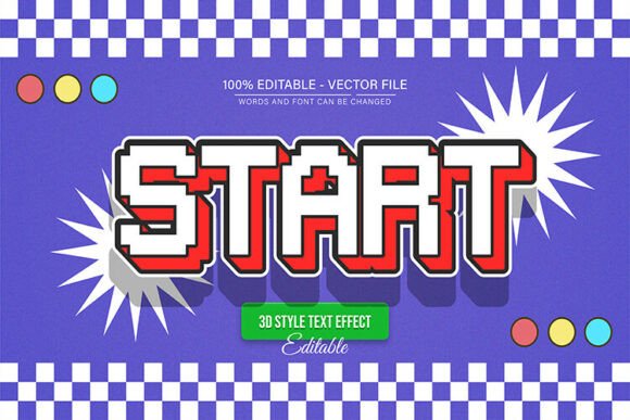 Bring Your Text to Life with the Start 3D Pixel Effect