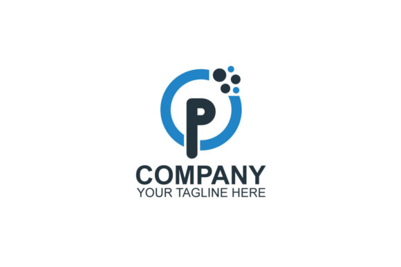 Pixel Circle Letter P Logo: A Modern Mark for Your Brand