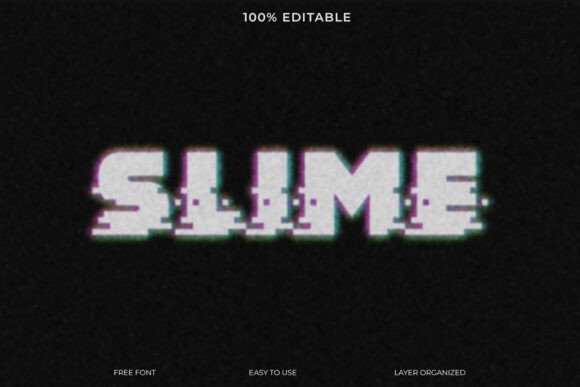 Retro Chaos Meets Digital Style: The Slime Pixel Glitch Text Effect