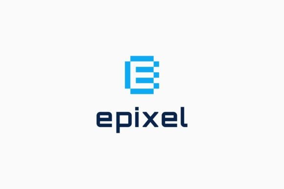 The Letter E Pixel Digital Tech Logo: A Modern Edge for Your Brand