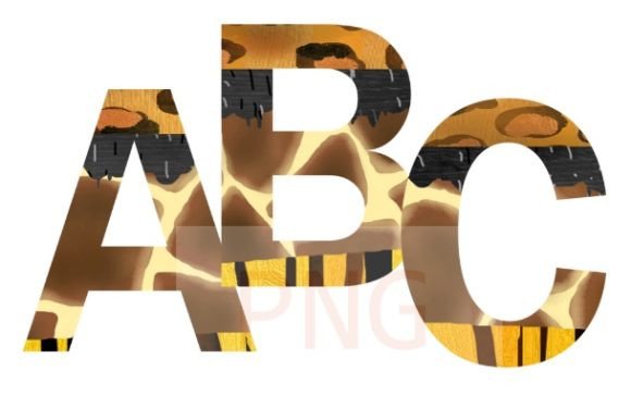Tiger Alphabet Png Wild Animal Font: Bold Design for Modern Projects